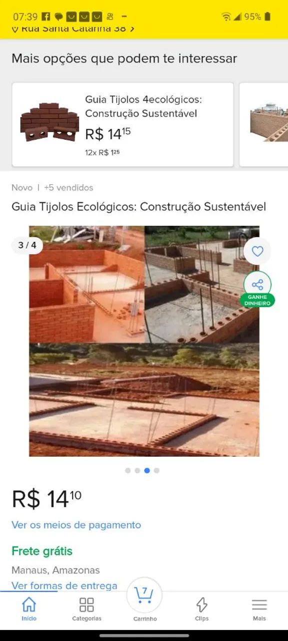 Máquina de tijolo solo cimento sahara original  - Foto 4