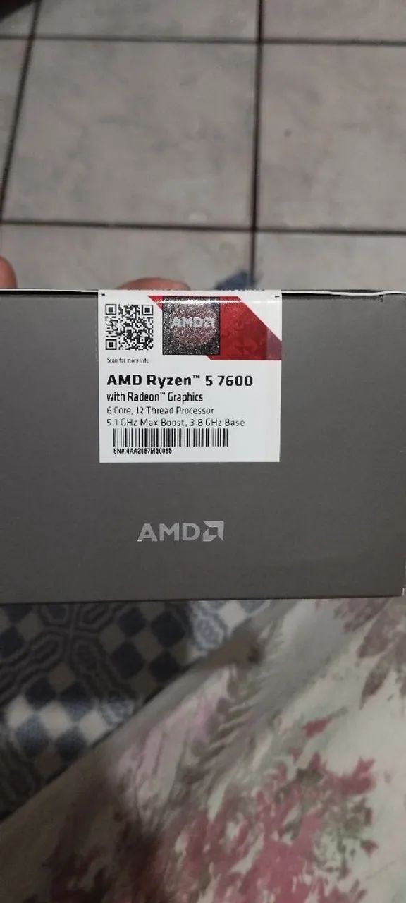 Processador AMD Ryzen 5 7600 - Novo - Foto 2