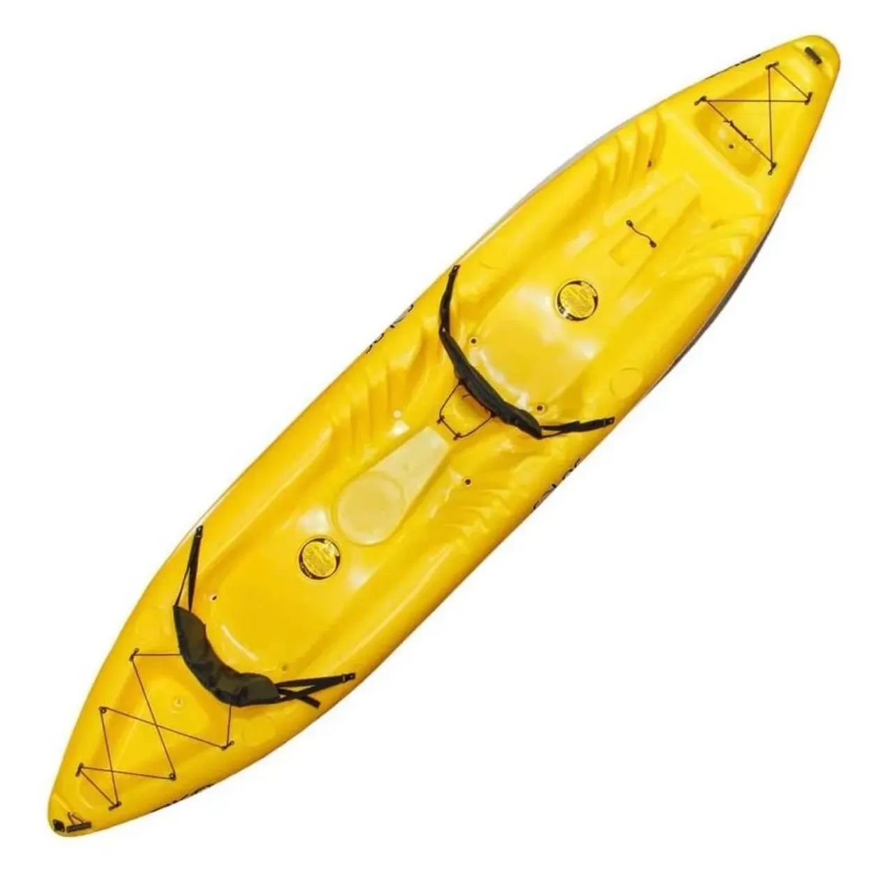 Caiaque Solar Duplo Amarelo 