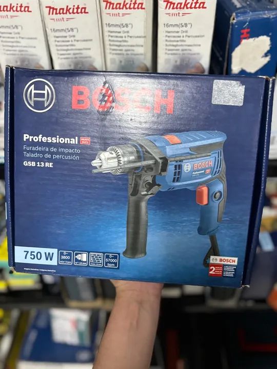 Bosch Furadeira de Impacto GSB 13 RE Bivolt 750W