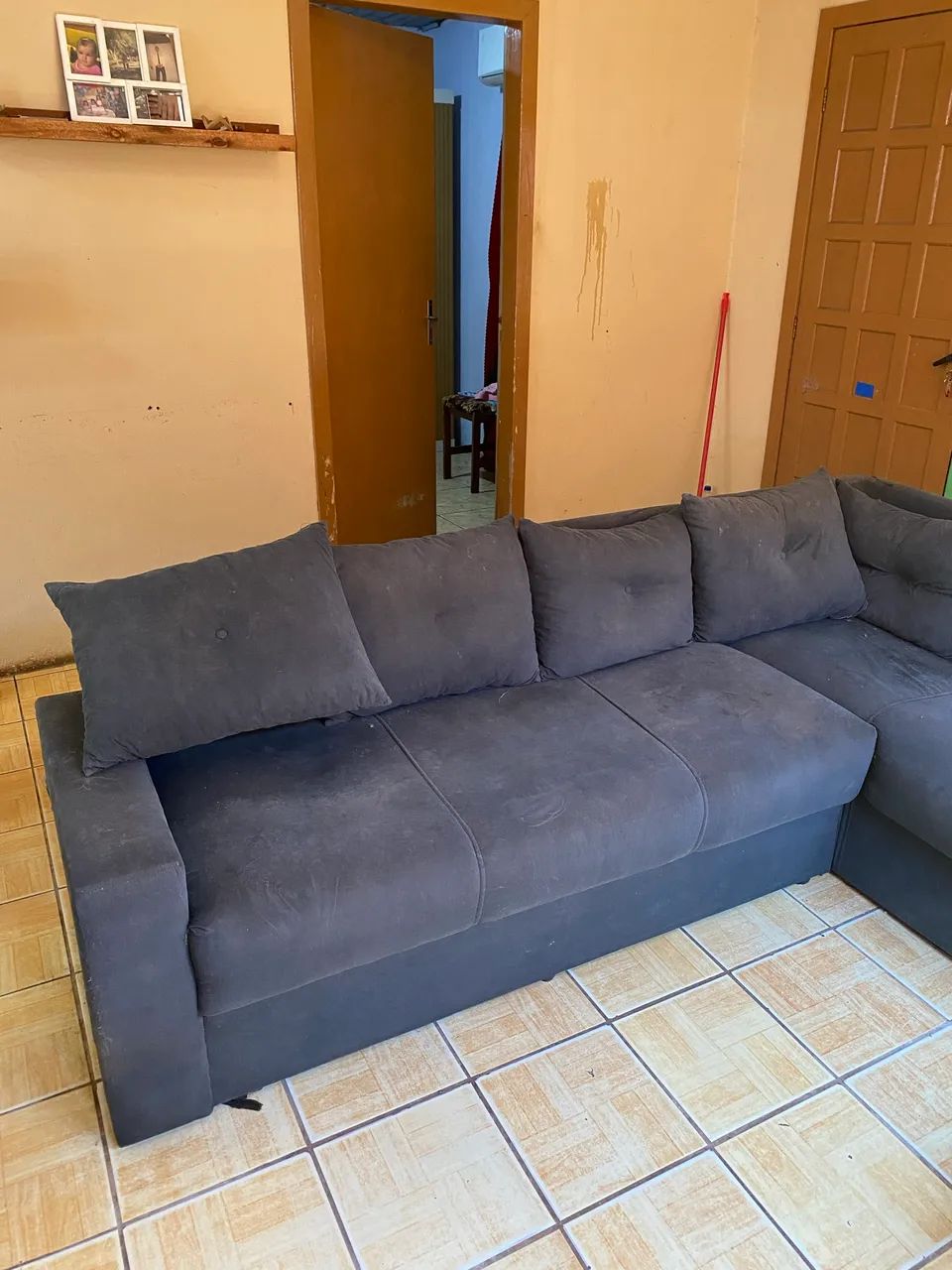 Sofá 7 lugares com chaise 64232512525058121