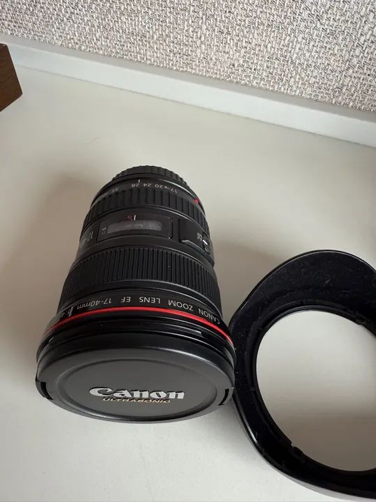 Lente Canon para Câmera -Lente  Ef 17-40mm F/4l Usm Com Parasol EW-83E - Foto 2