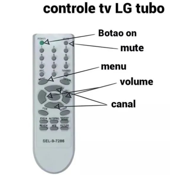 Controle Remoto Compatível Com Tvs Televisão LG Tubo 7286 Arduino Automação COD-CP821   - Foto 3