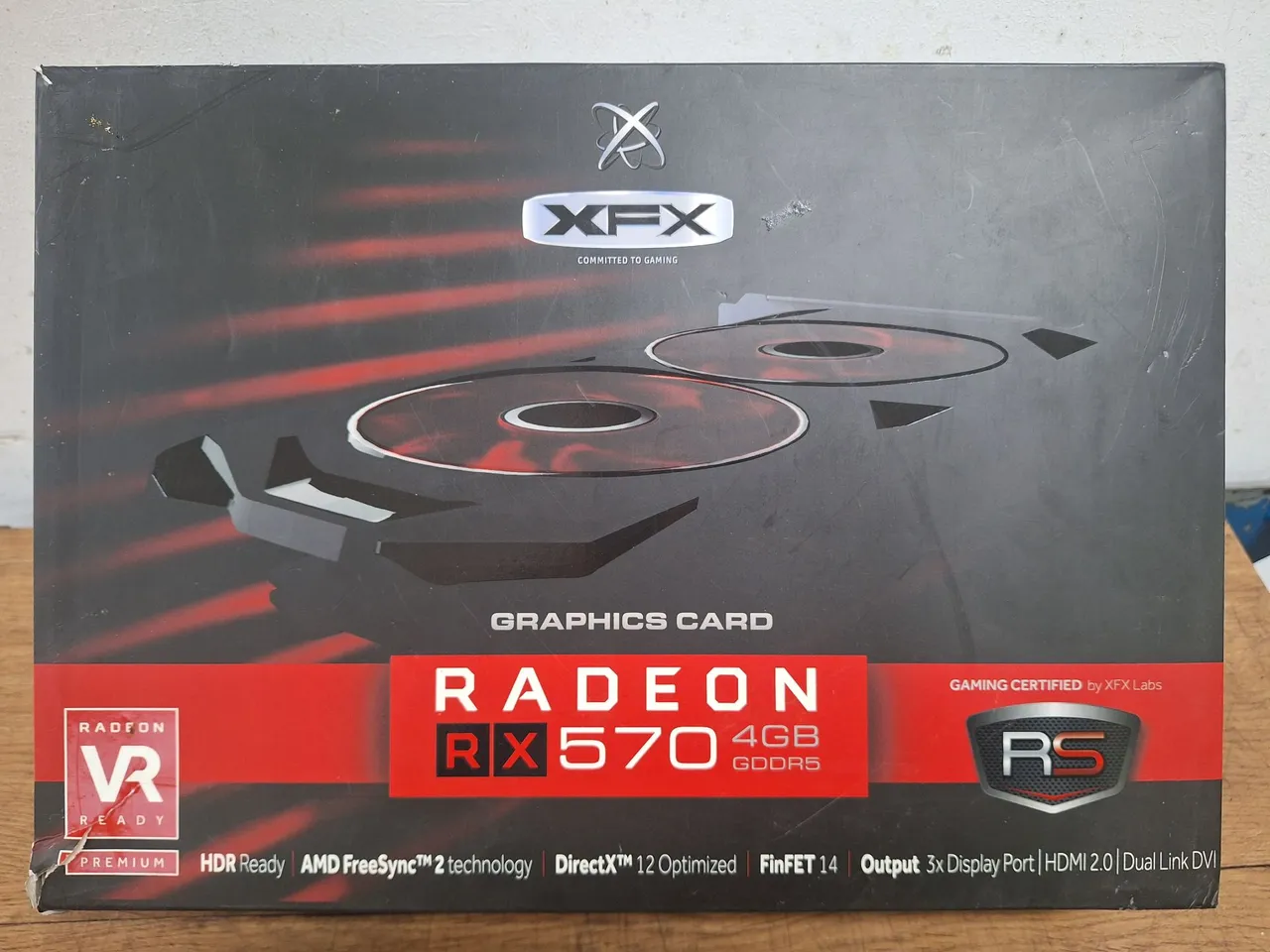 PLACA DE VÍDEO RX 570 4GB XFX