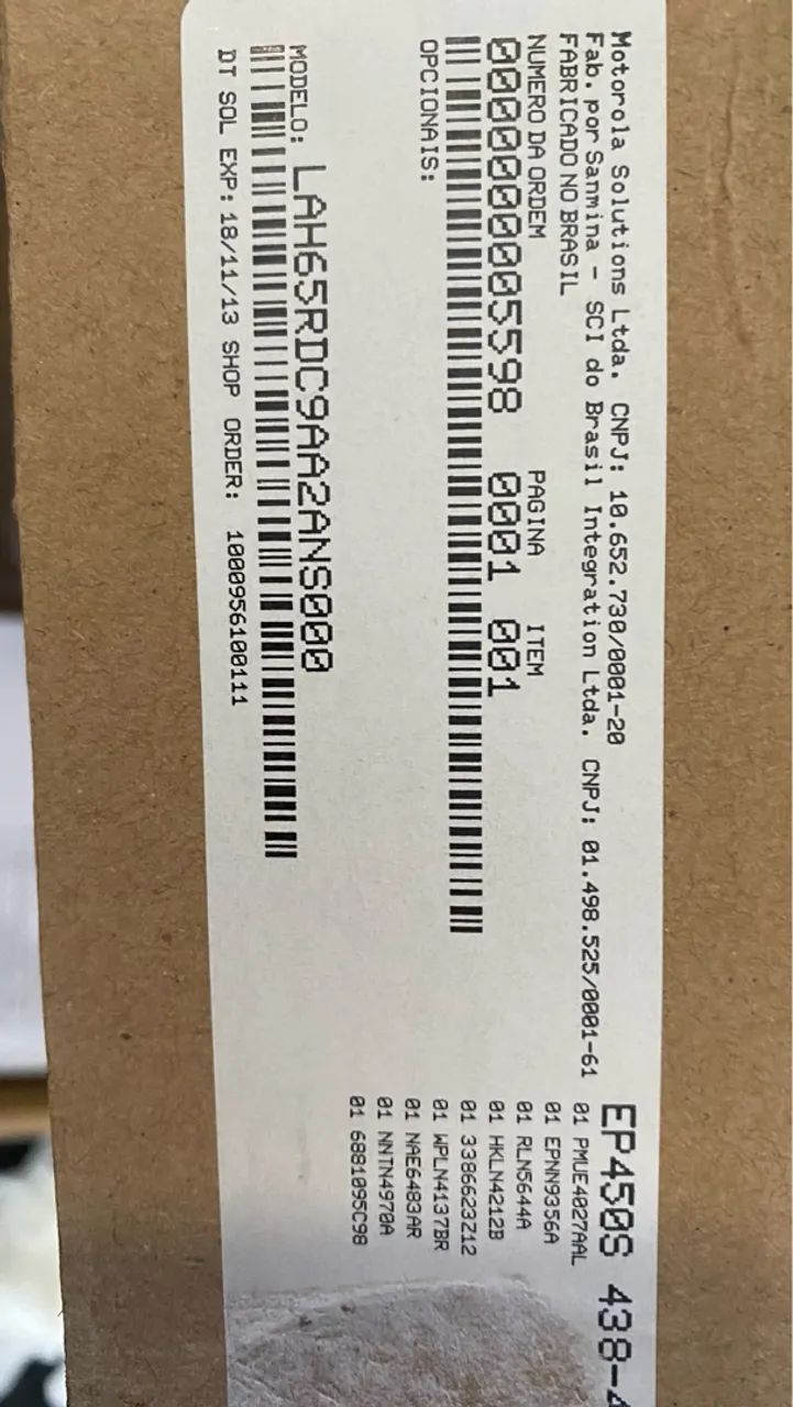 Rádio Motorola EP450S Novo na Caixa - Foto 2