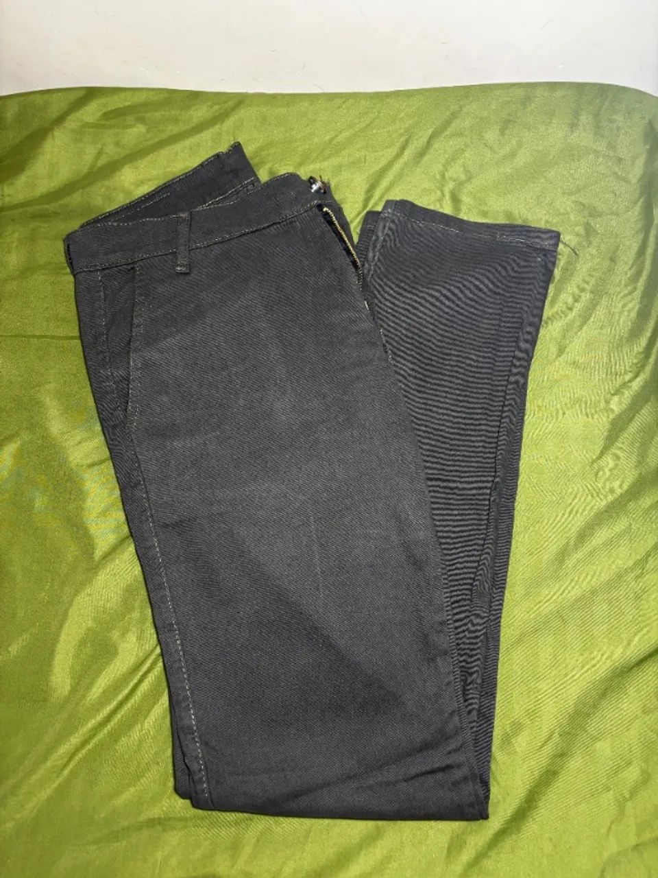 Calça de Sarja Masculina Cinza Tam. 38 - Nova, Nunca Usada! - Foto 2