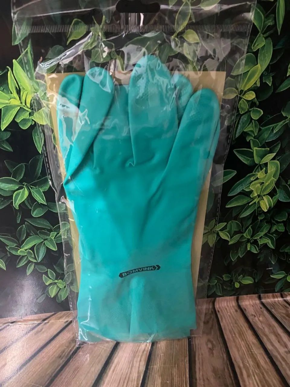 Luvas de Proteção de Látex Verde