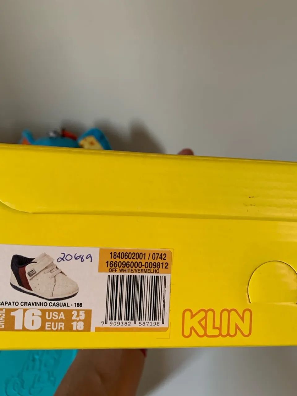 Tênis Bebe Klin Novo - Tamanho 16 - Foto 3