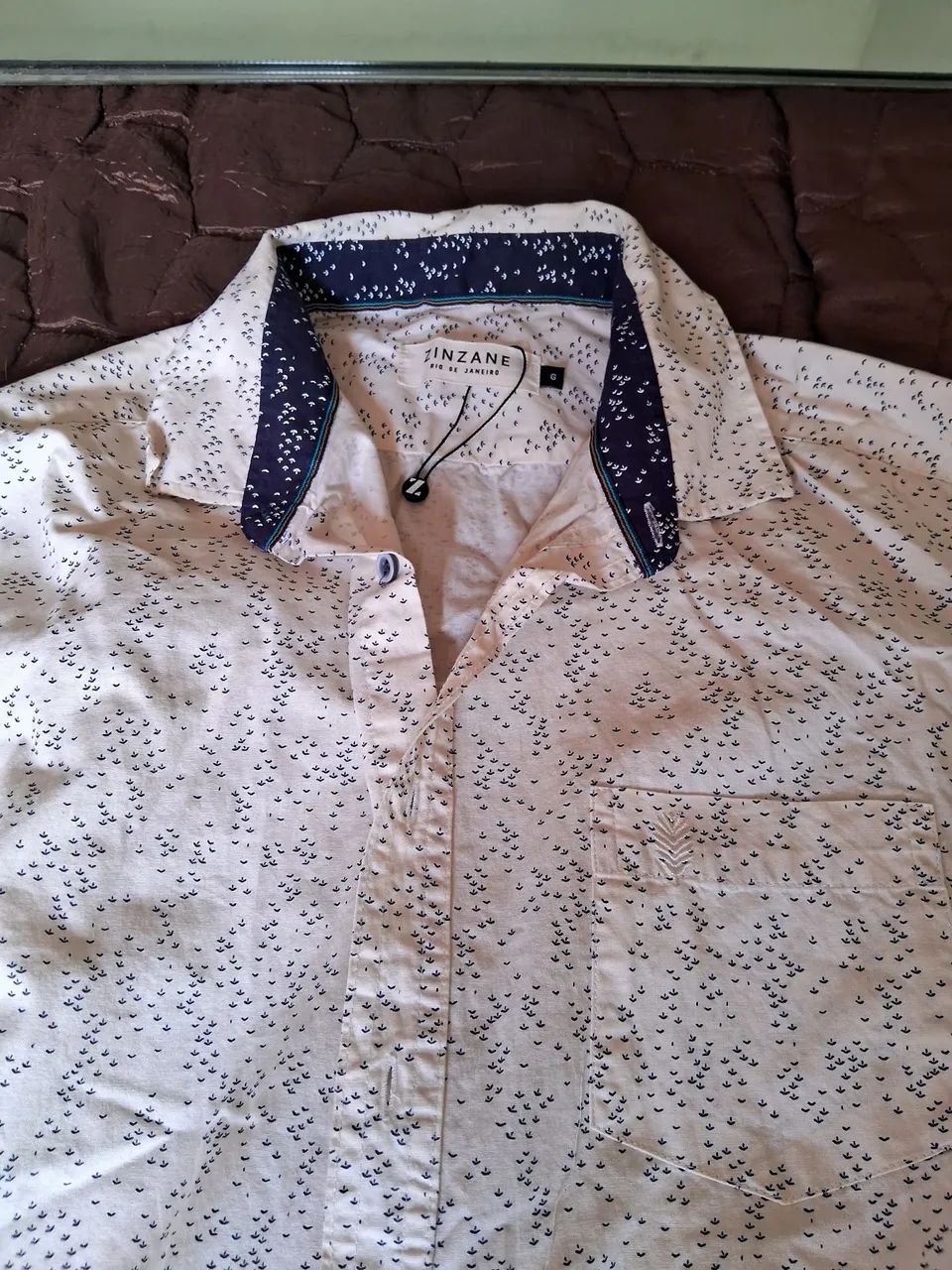 Camisa social estampada - Foto 2