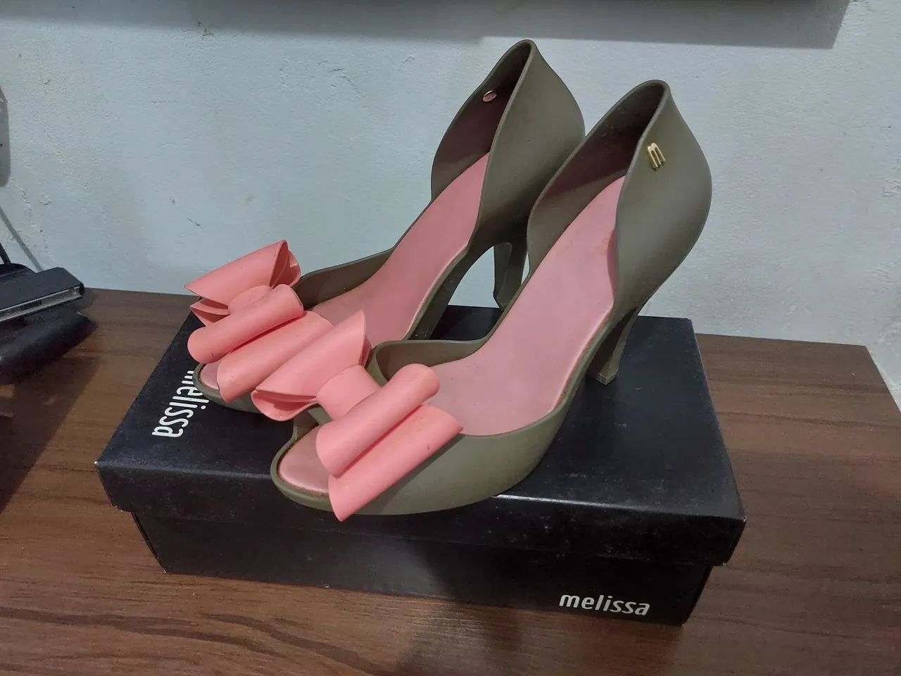 Melissa Magnólia Verde/Rosa (Tam 37)