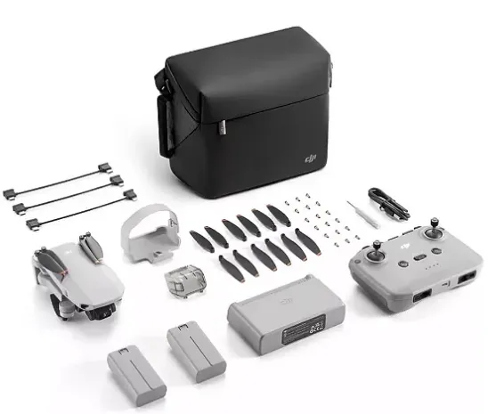 Drone DJI Mini 2 SE Fly More Combo com Controle DJI RC-N1 sem Tela - DJI026