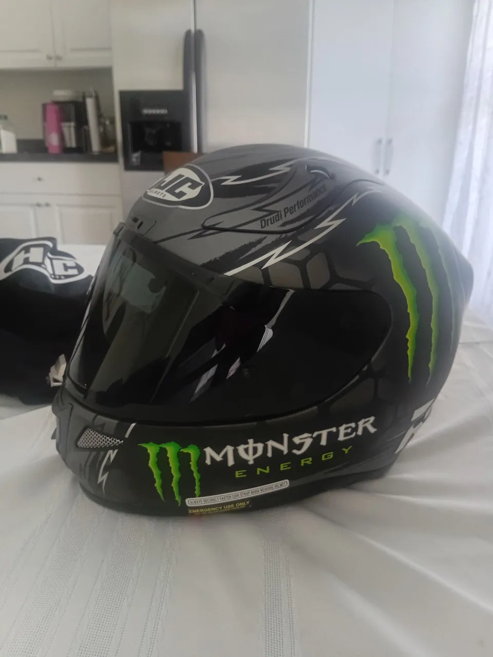 Capacete HJC Monster Energy RPHA 11 Pro Drudy Performance 61cm XL