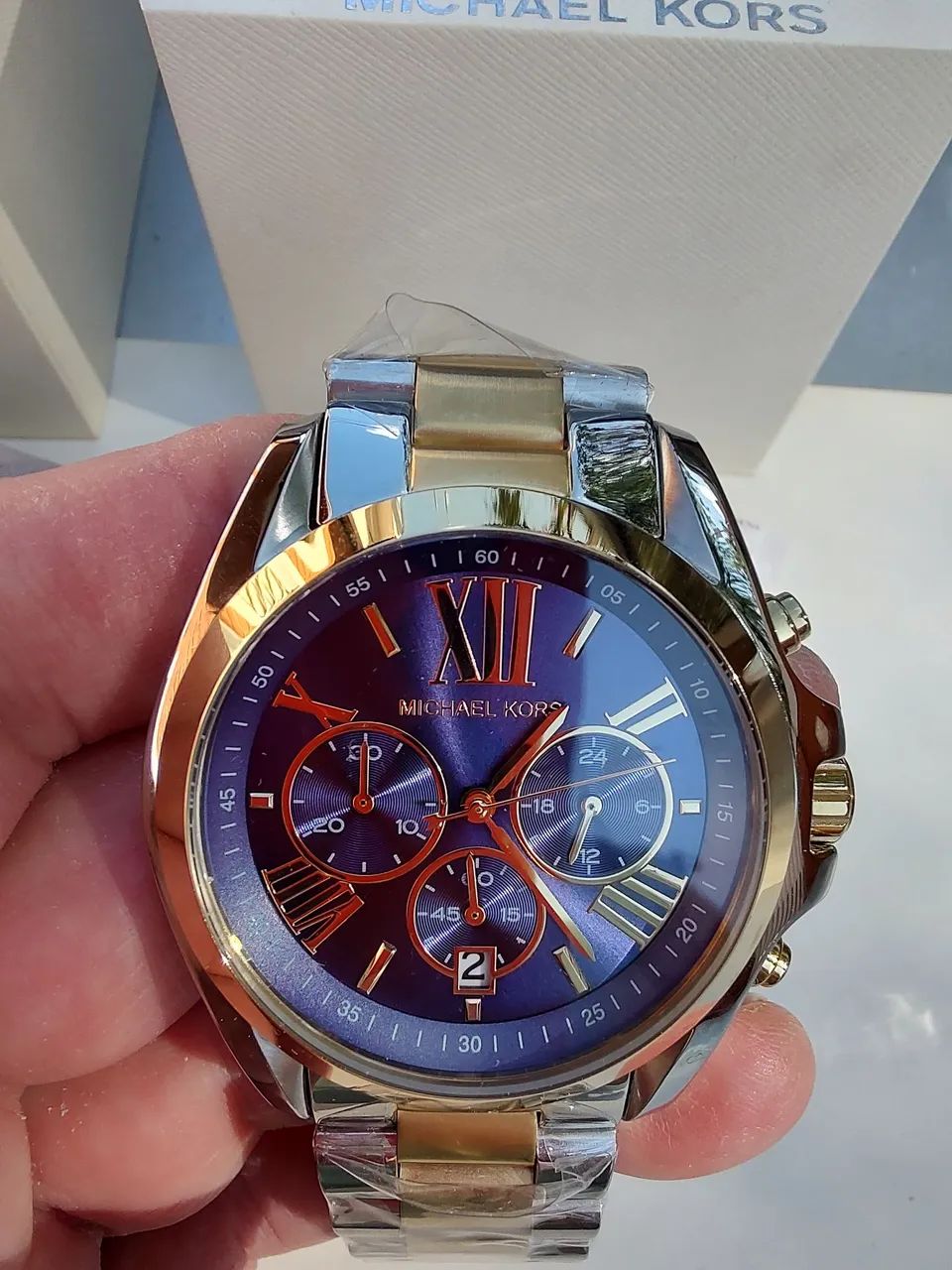 Relógio Michael Kors Dourado/Prata - Novo