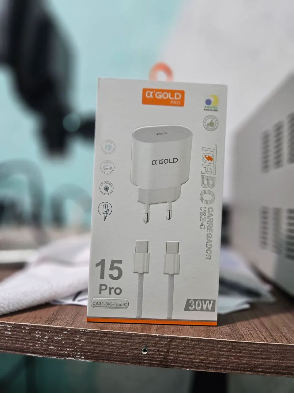 Carregador turbo 30w 