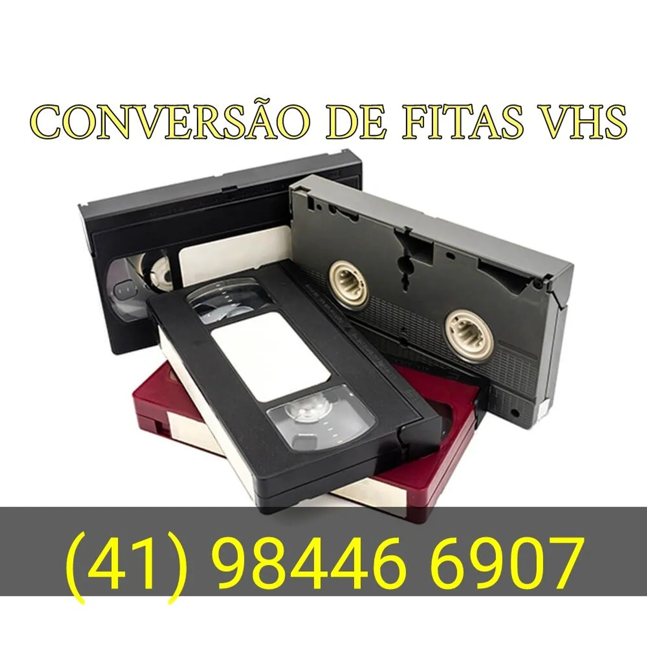 Conversão de fitas VHS para digital MP4
