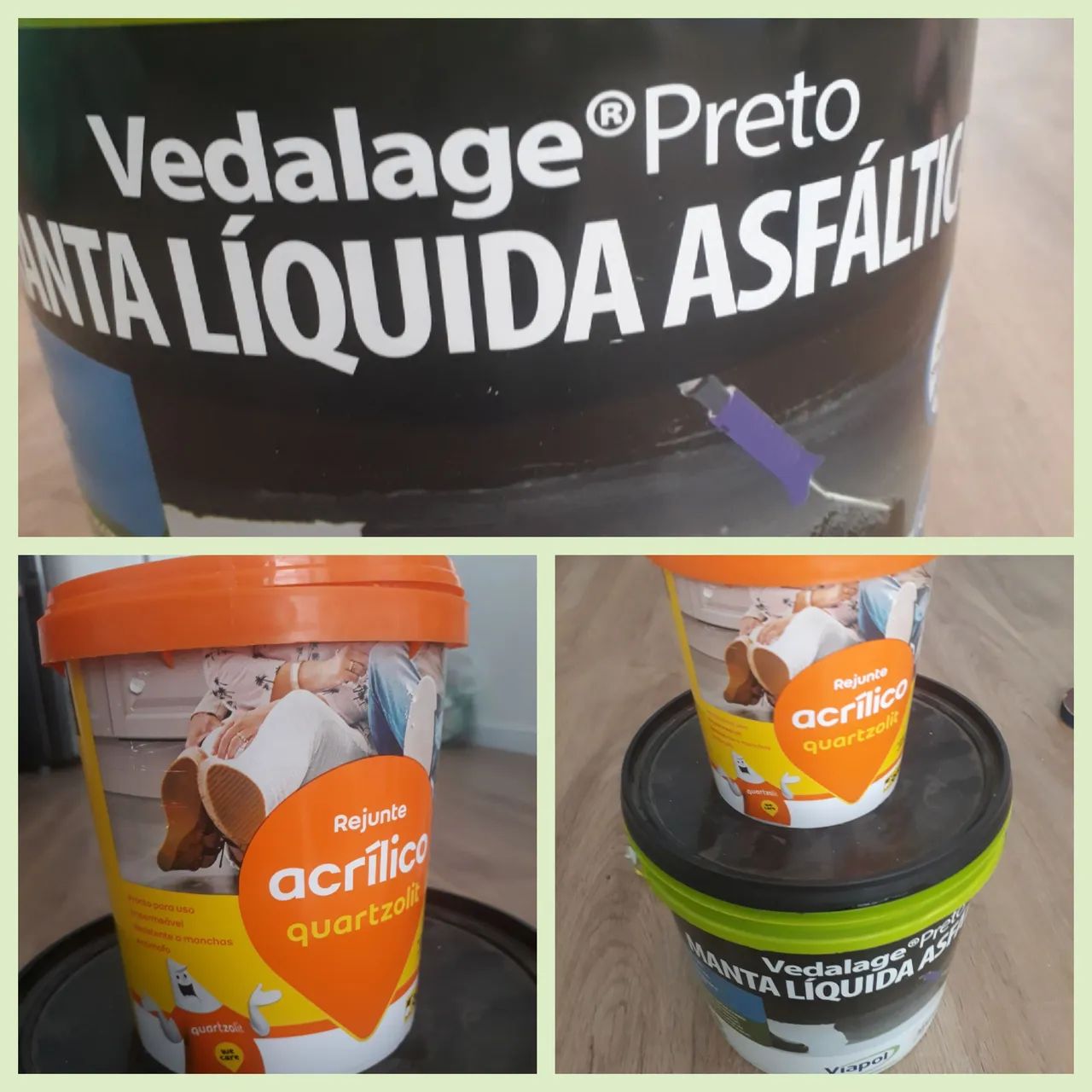 Vedalage Manta Líquida Asfáltica - Preta e Acrílica