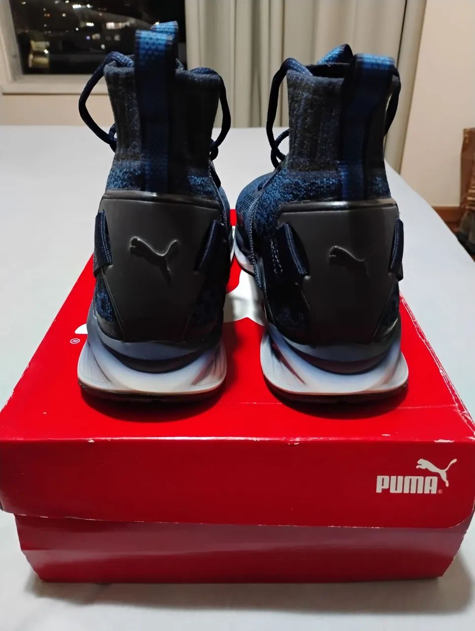 Tênis Puma Ignite EvoKnit Fade - Cabernet-Wine Oatmeal - Foto 6