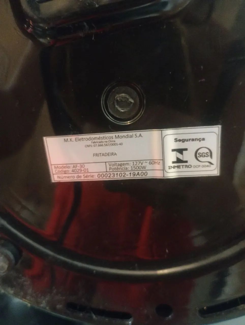 Air fryer mondial - com defeito - Foto 3