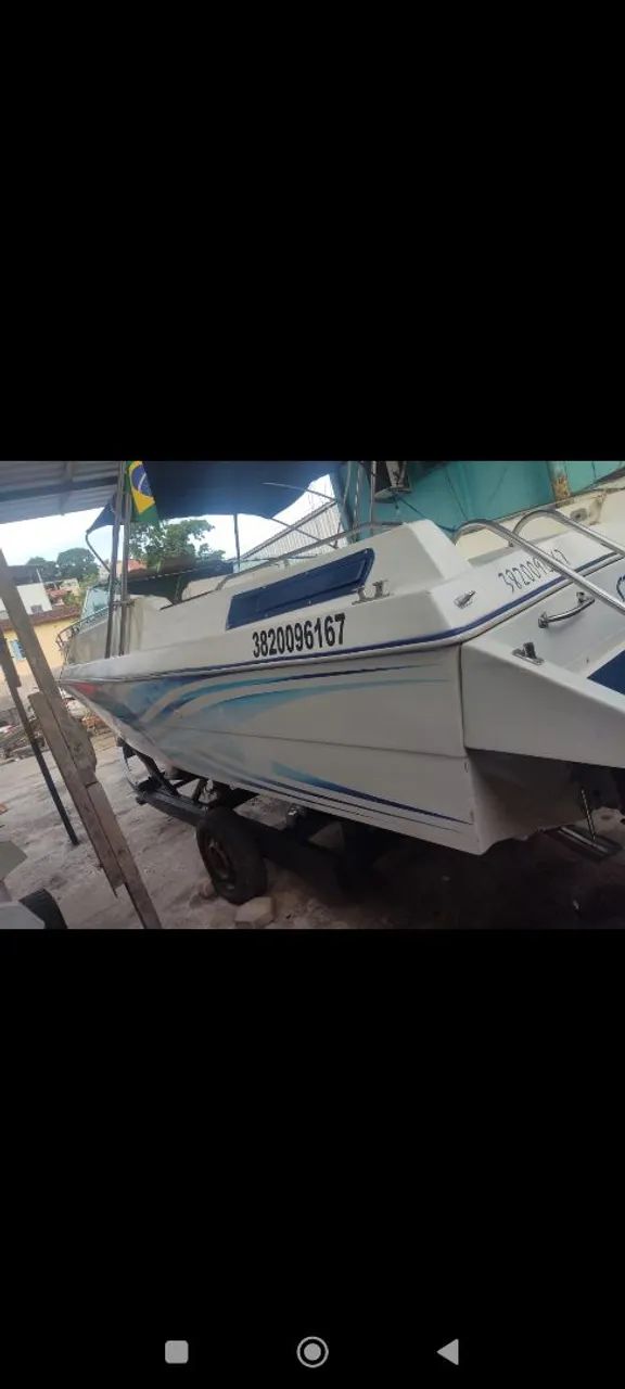 Lancha 25 pés até 12 pessoas diesel - Foto 3