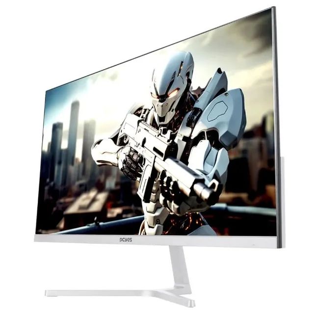 Monitor Gamer 23,8" PCYes Quartzo Q10 White Ghost, Full HD, 75HZ, 5MS, HDMI, VGA, Freesync - Foto 2