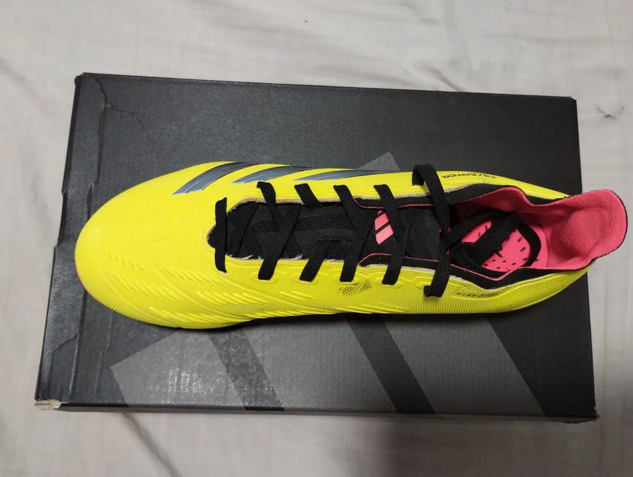 Chuteira Adidas Predator Amarela - Original - Foto 4