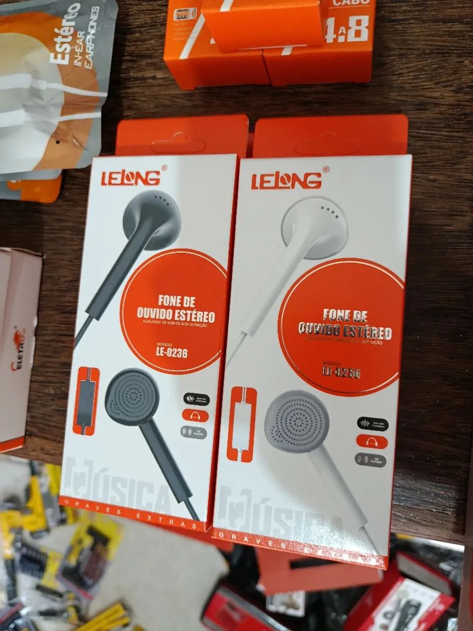 Fone de Ouvido Estéreo Lelong LE-0236 - Novo