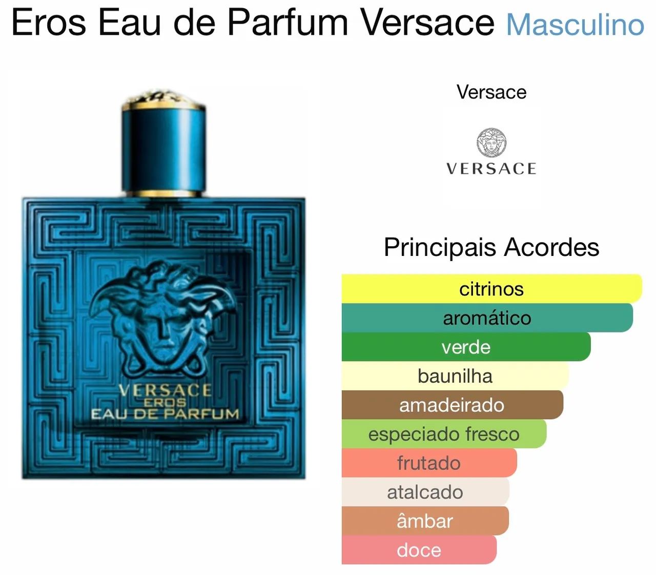Perfume Versace Eros Eau de Parfum 100ml Tester - Foto 3