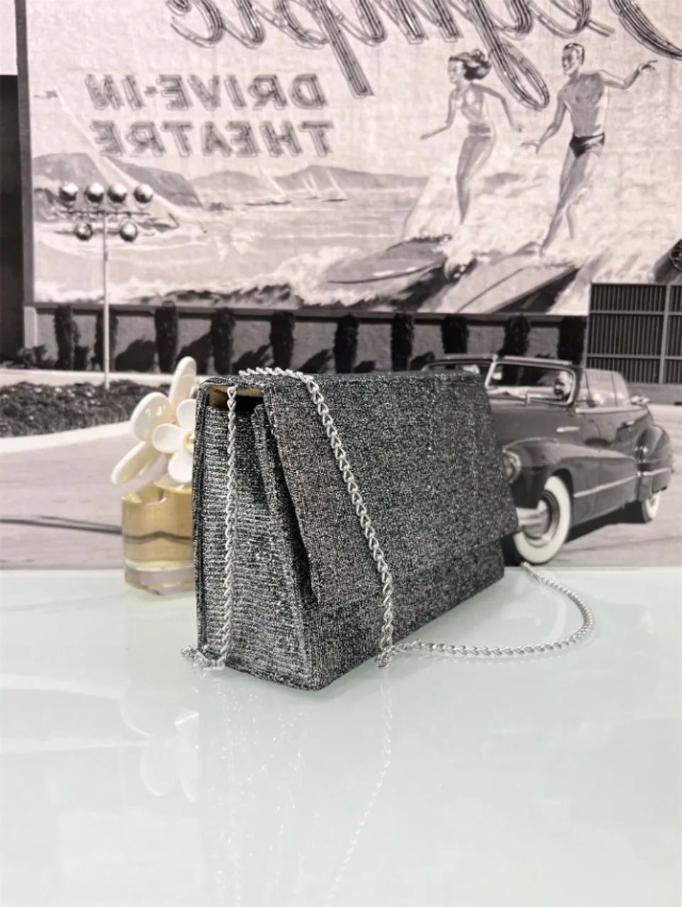 Bolsa Feminina baguette Transversal De Ombro E Mão - Foto 3