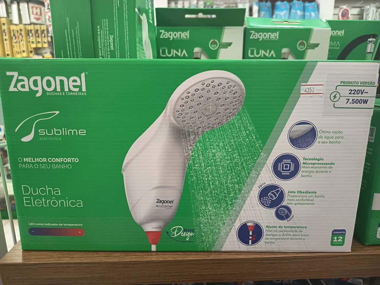 Ducha Elétrica Zagonel Sublime 220V