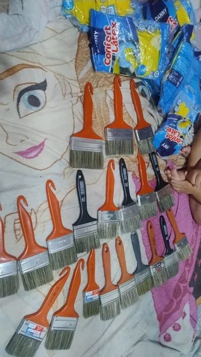 Jogo de Pincéis de Pintura - Novo, 4 Peças - Ótimo Preço! - Foto 4