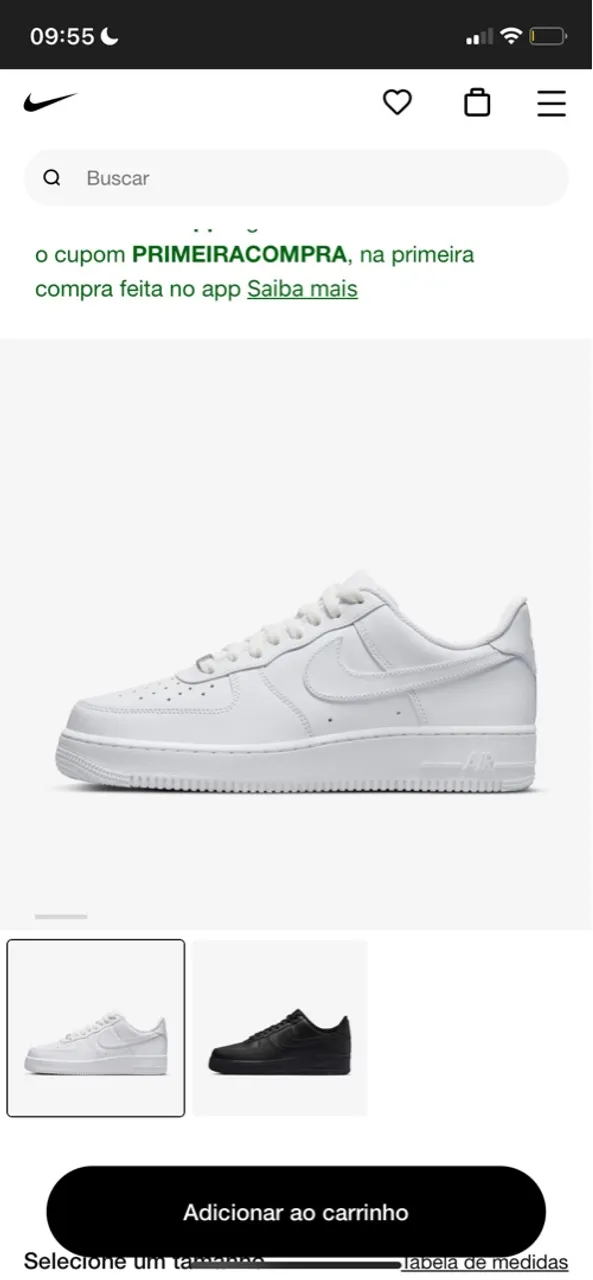 Tênis Nike Air Force 1 Branco