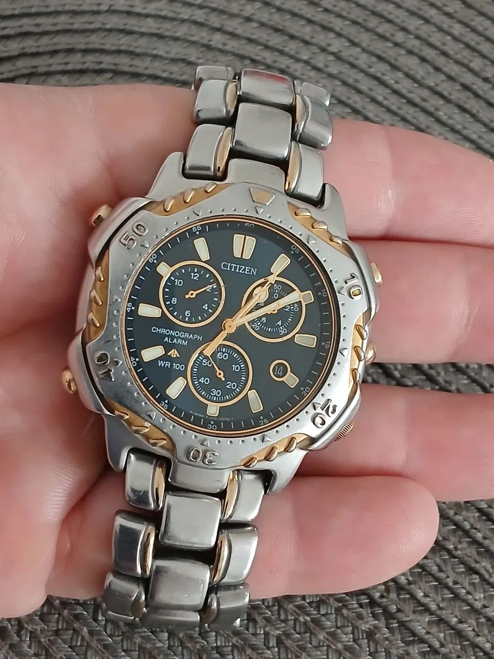 Exemplar extremamente raro Relógio Citizen Chronograph Alarm