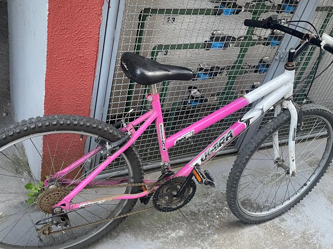 26 Rosa Bicicleta Ultra Aro 26 - Rosa com Marcha - Ciclismo - Jardim Alzira ...