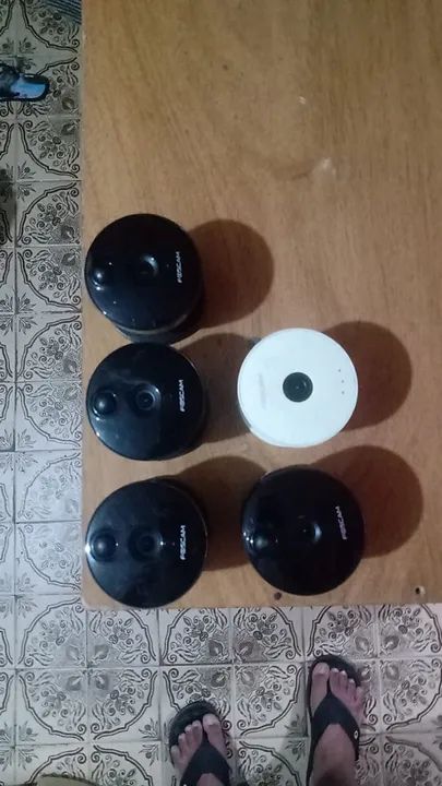 Kit de 5 Câmeras de Segurança usados 