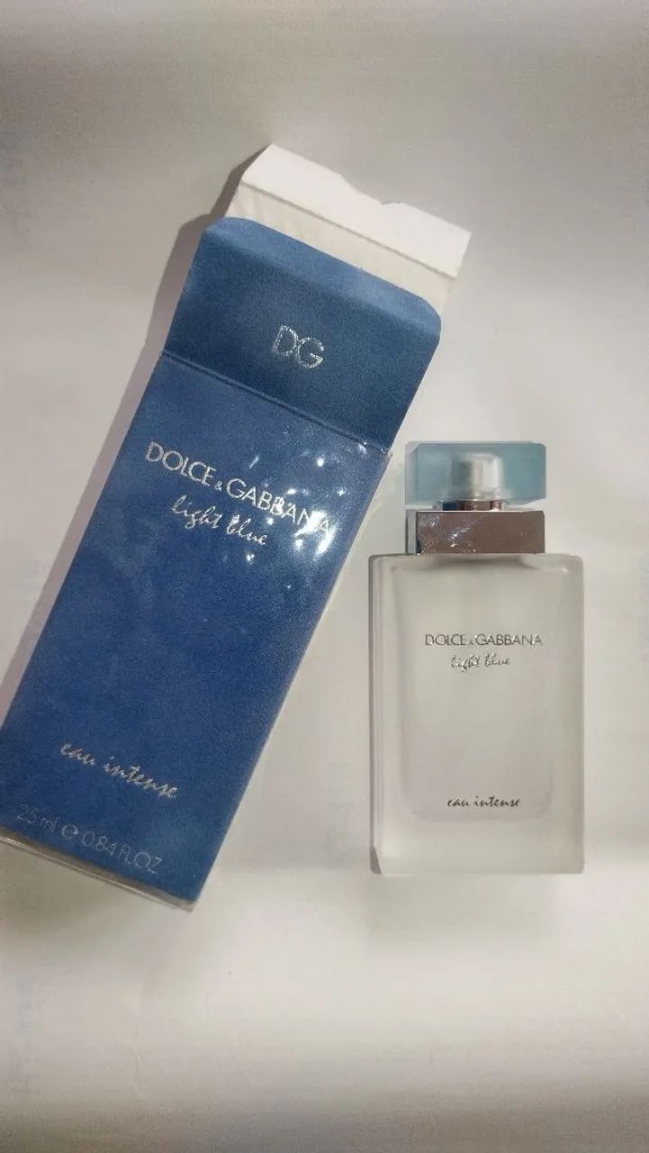 Frasco perfume (VAZIO) Dolce & Gabbana Light Blue Eau Intense  - Foto 5