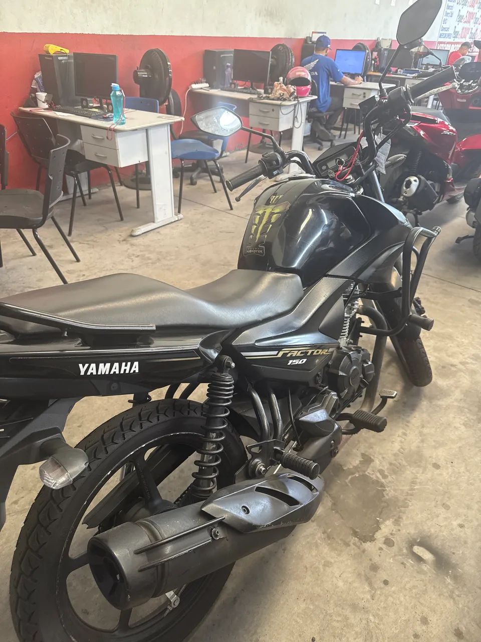 Yamaha Factor 150 Preta - Foto 4