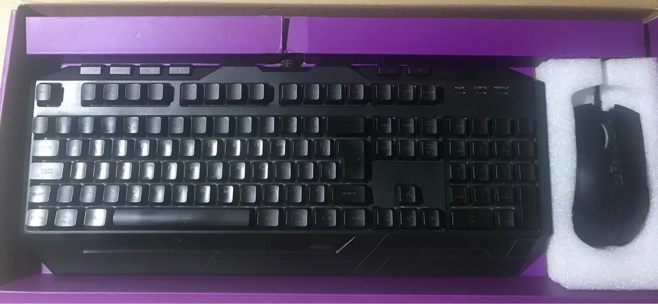 Cooler Master Devastator 3 Plus - Teclado e Mouse Gamer - Foto 2