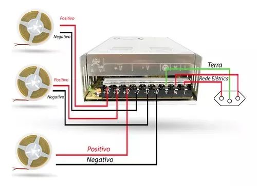 Fonte chaveada 50a 600w  - Foto 3