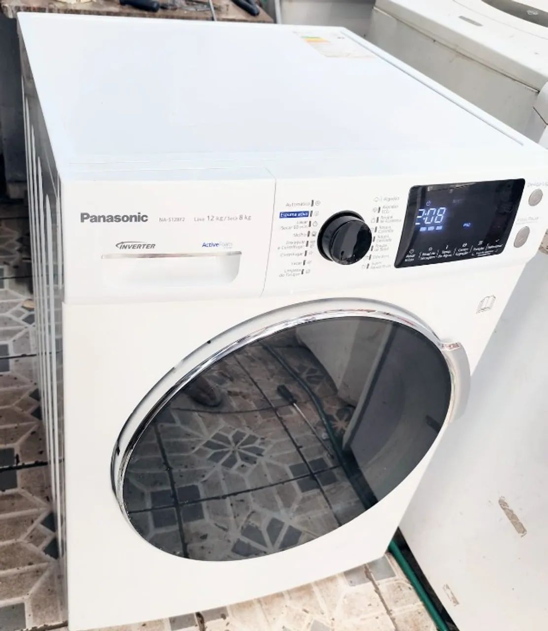 Lava e Seca Panasonic Inverter 12 Kg Branca 127 V - Foto 3