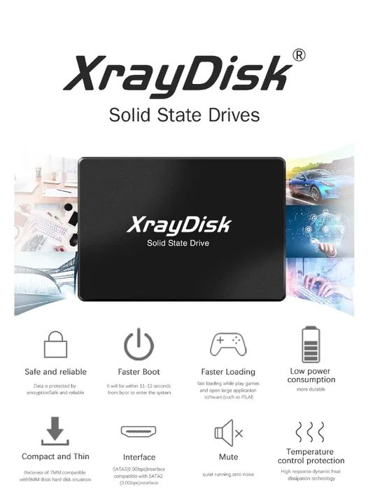 Ssd 1Tb, 512Gb e 256Gb Sata3 Xray (novo lacrado) - Foto 4