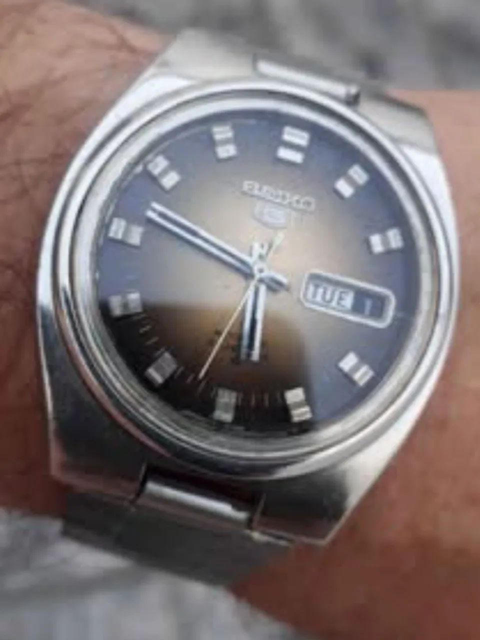 Relógio raro antigo japan anos 70 SEIKO 5 AUTOMATIC  - Foto 3