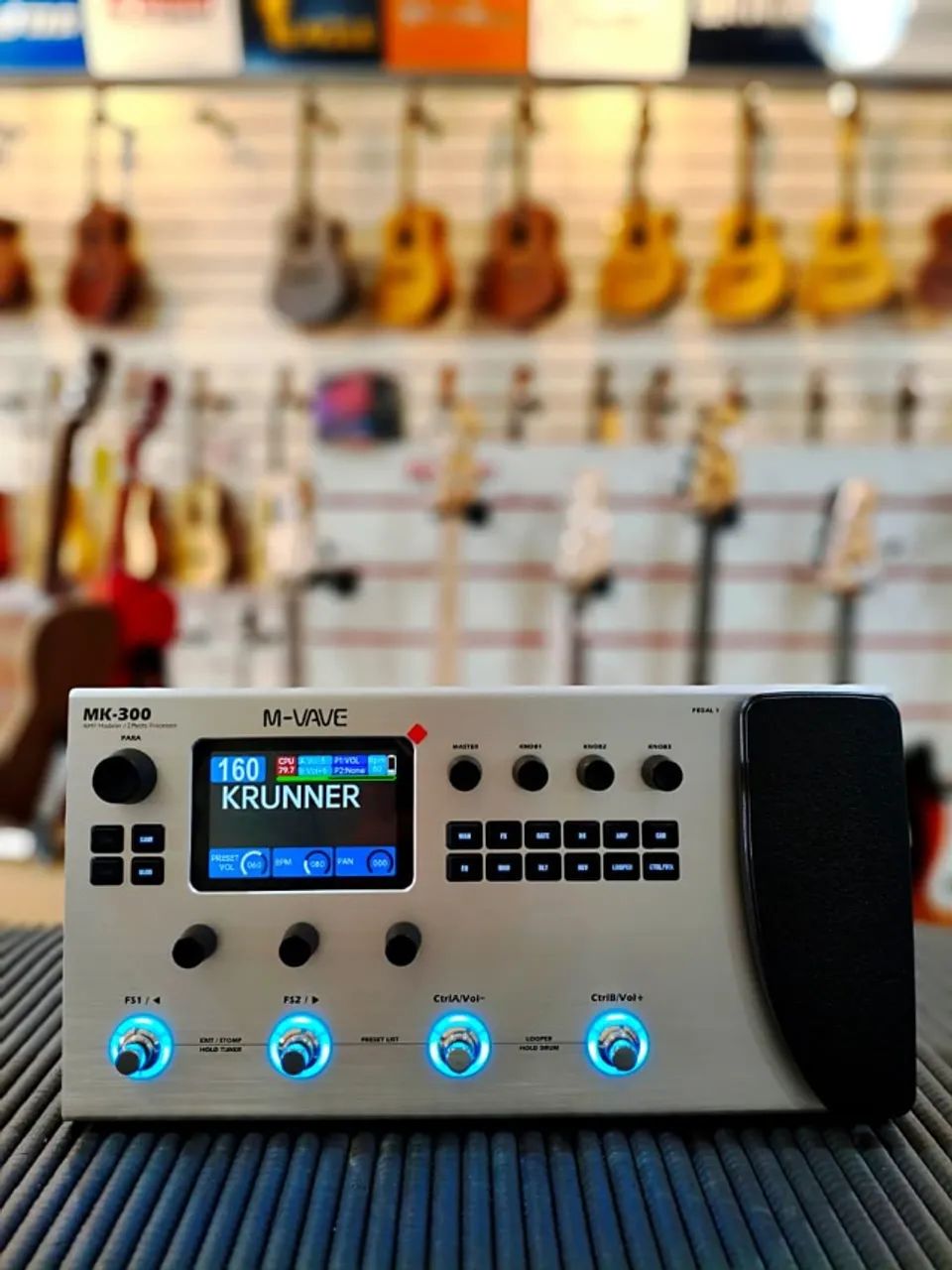 Pedaleira Multiefeitos M-Vave MK-300 (NOVA!) - Instrumentos