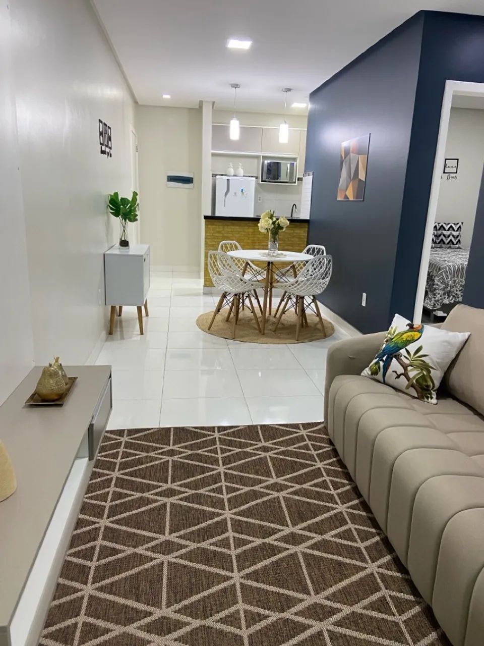 Apartamento 100% mobiliado com 2 quartos na Ponta Negra 70m2  - Foto 3