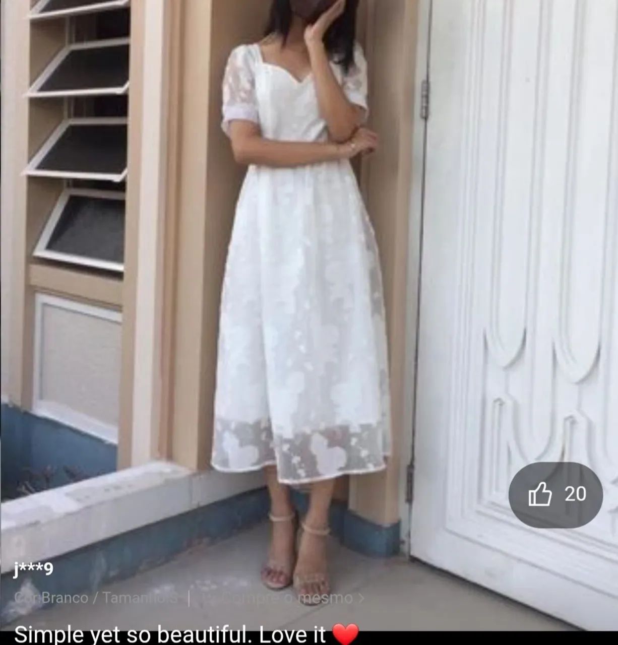 Vestido princesa shein novo sem uso - Foto 2