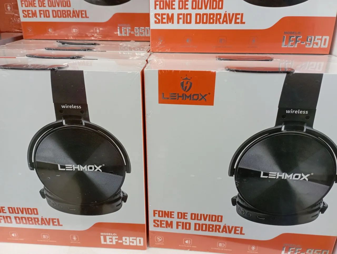 Fone de ouvido sem fio Bluetooth