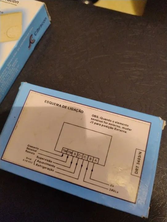 Termostato CONTROLADOR DE TEMPERATURA DRT 3403 CIBRACON 24V ESC 0/40 SINAL 0 A 10 VC - Foto 3