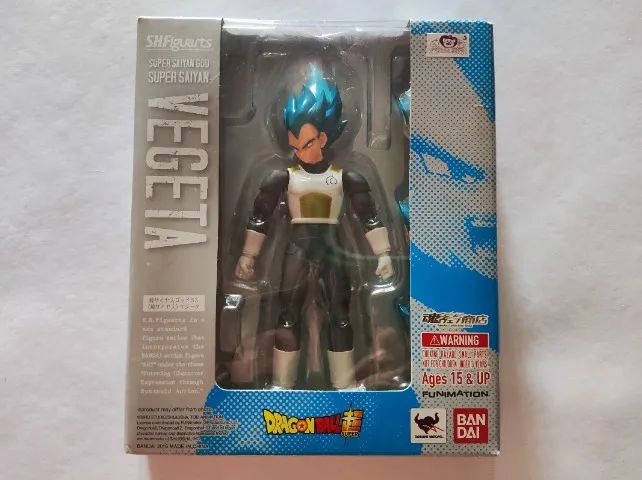 Dragon Ball S.H. Figuarts Vegeta SSGSS Blue 1.0 Bandai LACRADO - Foto 2
