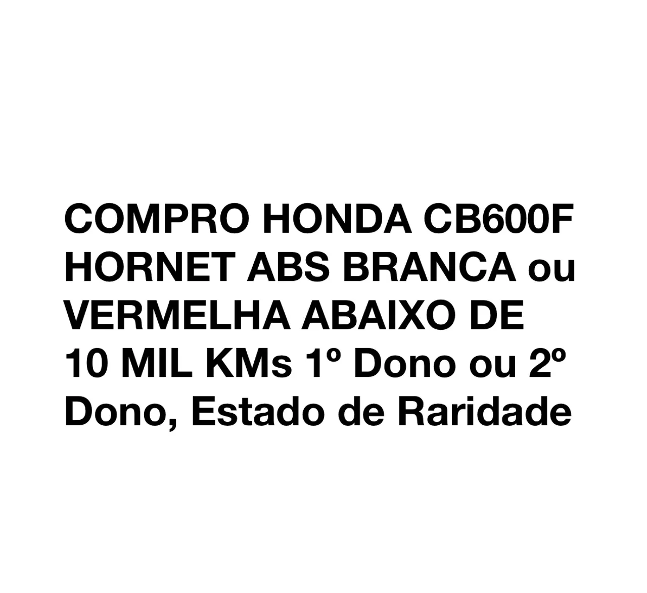 Honda CB600F Hornet ABS