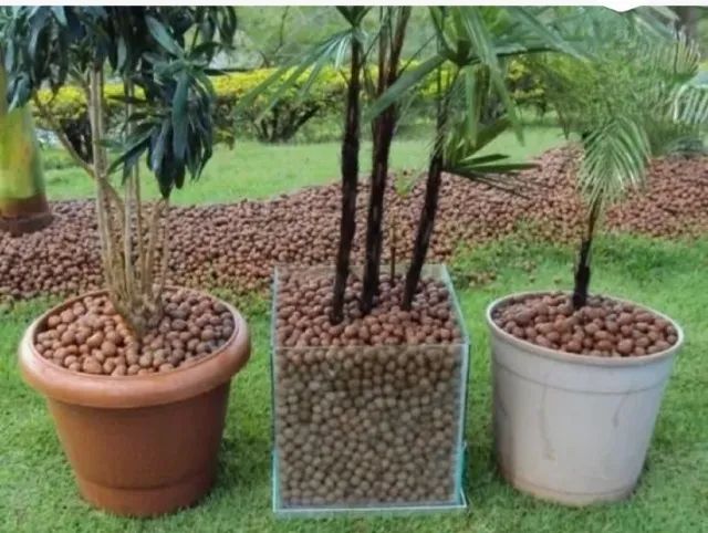 Argila expandida, promoção frete grátis. (50L) p jardim e construção civil 