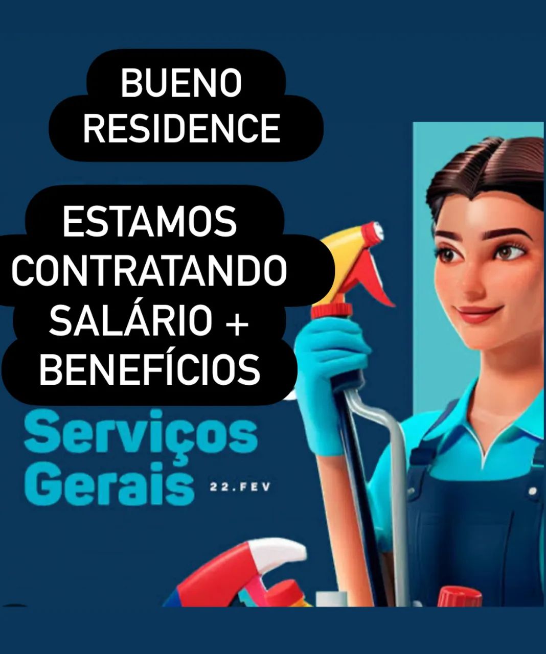 Vaga para Serviços Gerais 